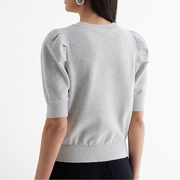 192. Express Embellished Jeweled Crew Neck Sweater - Picture 3 of 8
